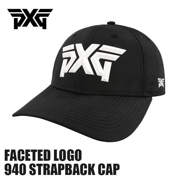 PXG キャップ FACETED LOGO 940 STRAPBACK CAP ブラック NEW E...