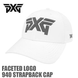 PXG キャップ FACETED LOGO 940 STRAPBACK CAP ホワイト NEW ERA 9FORTY (PXG正規品) ゴルフ あすつく