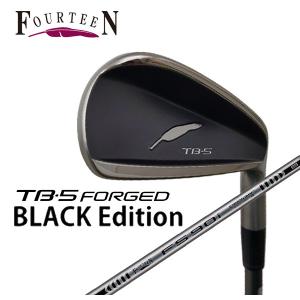 フォーティーン TB-5 フォージド　ブラック アイアン FS-90i スチールシャフト 5本組（＃6-Pw） TB-5 FORGED 日本正規品