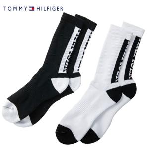 トミーヒルフィガー ゴルフ メンズ ミドルソックス バックロゴ TOMMY HILFIGER GOLF THMB3F2F ネコポス対応｜daiichigolf