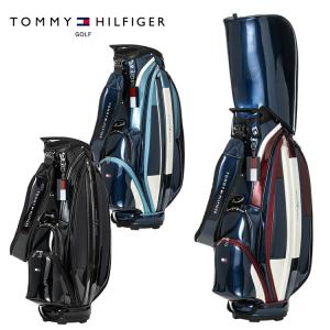 (ポイント10％)トミーヒルフィガー カートキャディバッグ エナメルスポーツ 9型 47インチ対応 THMG5FC1 TOMMY HILFIGER ゴルフ