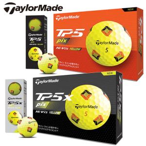 TaylorMade（テーラーメイド） ゴルフ TP5X PIX イエロー ボール