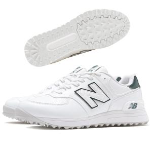 【大特価】ニューバランス new balance ゴルフシューズ スパイクレス Golf 574 v4 ホワイト/グリーン WHITE with MEDUSA GREEN and GREY MATTER UG574C4