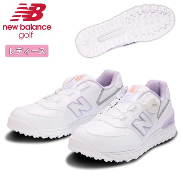 【大特価】(レディース) ニューバランス new balance ゴルフシューズ スパイクレス ボア...