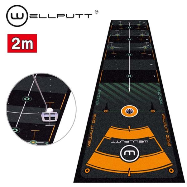 【練習器具】Wellputt ウェルパット パターマット 2メートル WLP-WELLPUTT/MA...