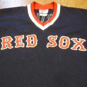 古着 レッドソックス マルチネス メンズ メッシュ 半袖 Tシャツ (XL) RED SOX Diamond COLLECTION majestic MARTINEZ ユニフォーム｜daikanyama-fullup