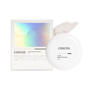 COSCOS クリアランクアップパウダー プレストパウダー クリアカラー 毛穴レス カバー力高い 1日キープ 陶器肌 ヒアルロン酸配合 コスコス コスプレ リベルタ