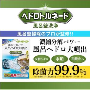 お風呂掃除 風呂釜洗浄剤 ヘドロトルネード 配...の詳細画像1