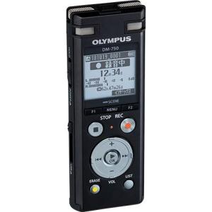 オリンパス OLYMPUS DM-750 BLK（ブラック） Voice-Trek ICレコーダー 4GB｜daikichidepart