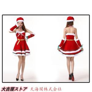 クリスマス コスプレレディースサンタコスプレサ...の詳細画像2