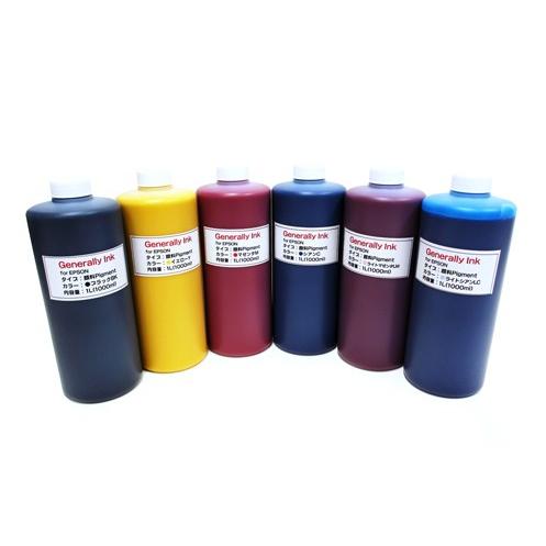 EPSON用Generally顔料インク（全機種共通） 業務用サイズ 内容量：１L(1000ml)