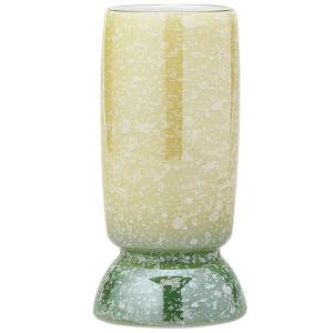 モダン仏具 光綺（こうき）線香差し：有田焼イエロー／グリーン