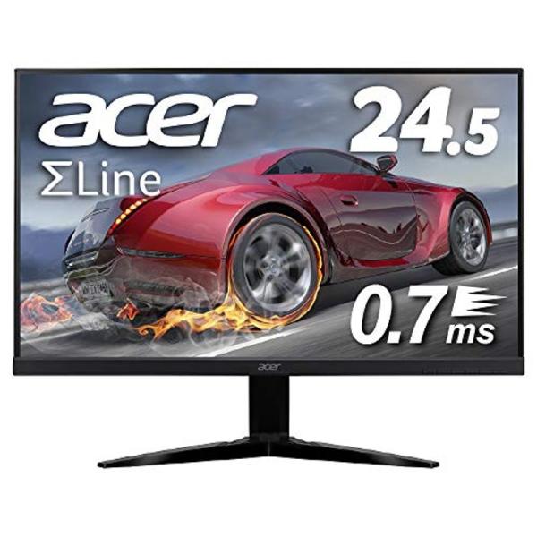 Acer ゲーミングモニター SigmaLine 24.5インチ KG251QGbmiix 0.7m...