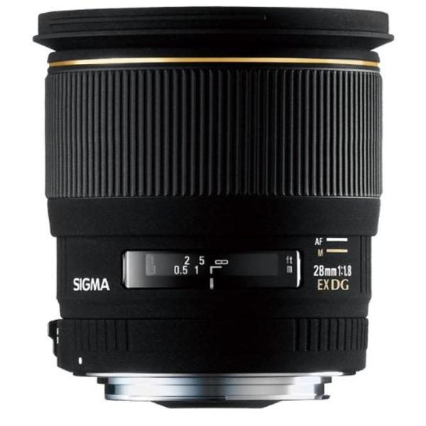 SIGMA 単焦点広角レンズ 28mm F1.8 EX DG ASPHERICAL MACRO ニコ...