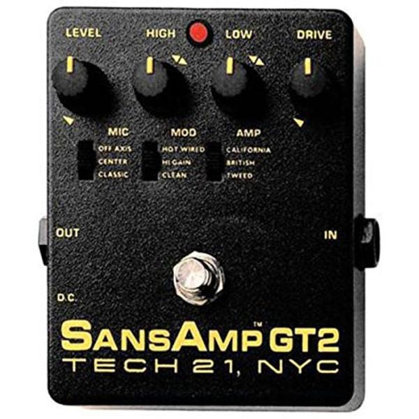TECH 21 GT2 サンズアンプ SansAmpギター用アナログアンプシミュレーター &amp; オーバ...