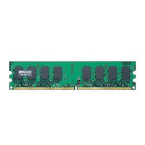 BUFFALO DDR2 SDRAM 800MHz(PC2-6400) 240pin DIMM 2GB D2/800-2G｜daikokuya-store3