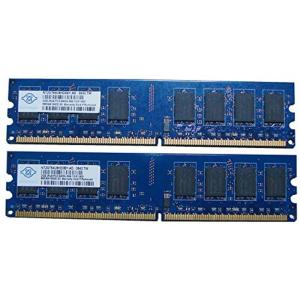 Nanya PC2-6400U (DDR2-800) 2GB x 2枚組み 合計4GB 240pin DIMM 4G Kit デスクトップパ｜daikokuya-store3