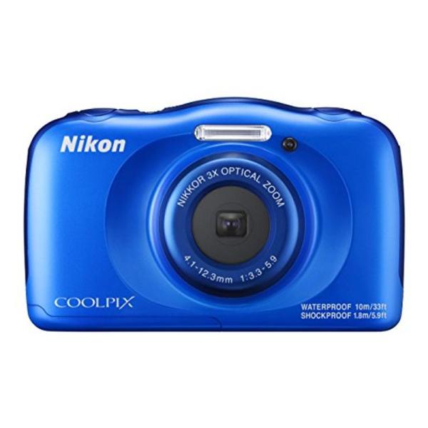 Nikon デジタルカメラ COOLPIX W100 防水 W100BL クールピクス ブルー
