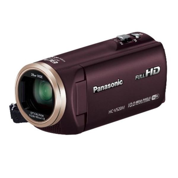 パナソニック デジタルハイビジョンビデオカメラ V520 内蔵メモリー32GB ブラウン HC-V5...
