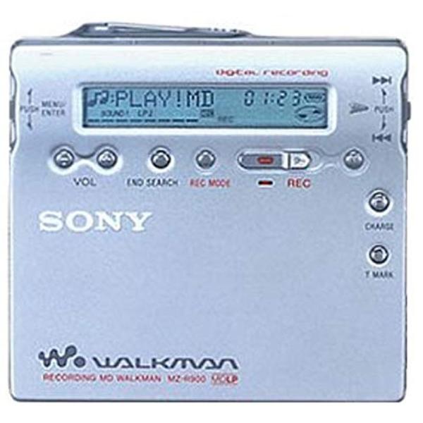 SONY ソニー MZ-R900（S） シルバー ポータブルMDレコーダー MDLP対応 （MD録音...