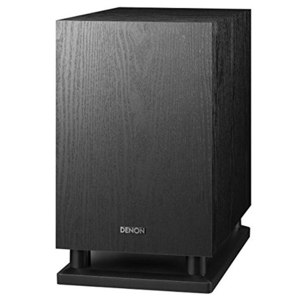 デノン Denon DSW-37 最大出力100W(PEAK)で迫力の重低音を再生するサブウーハー ...