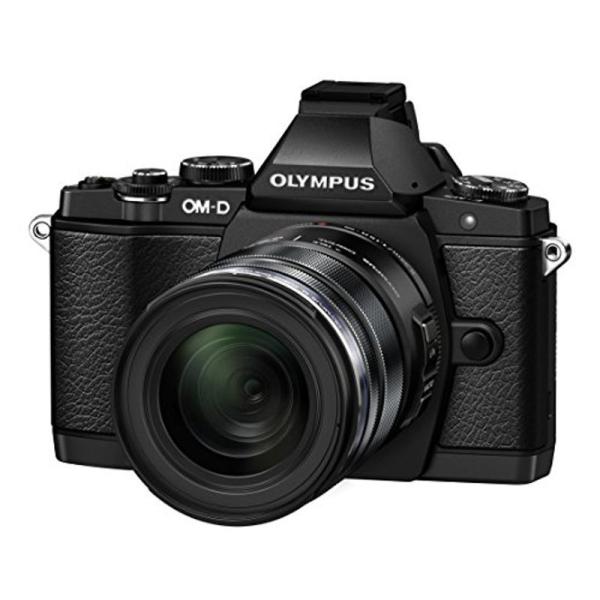 OLYMPUS ミラーレス一眼 OM-D E-M5 12-50mm EZレンズキット エリートブラッ...