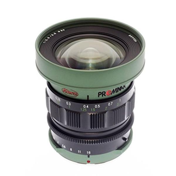 Kowa 単焦点レンズ グリーン マイクロフォーサーズ専用 PROMINAR 8.5mm F2.8 ...