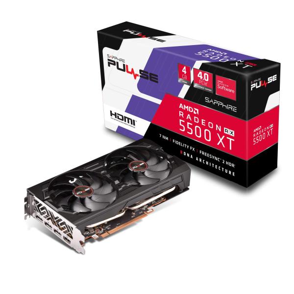 SAPPHIRE PULSE RADEON RX 5500 XT 4G グラフィックスボード 112...