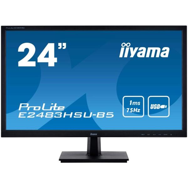 マウスコンピューター iiyama モニター ディスプレイ E2483HSU-B5(24型/TN非光...