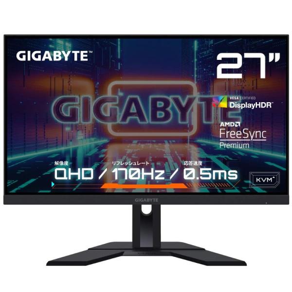 ゲーミングモニター GIGABYTE M27Q Gaming Monitor (27型/QHD/平面...