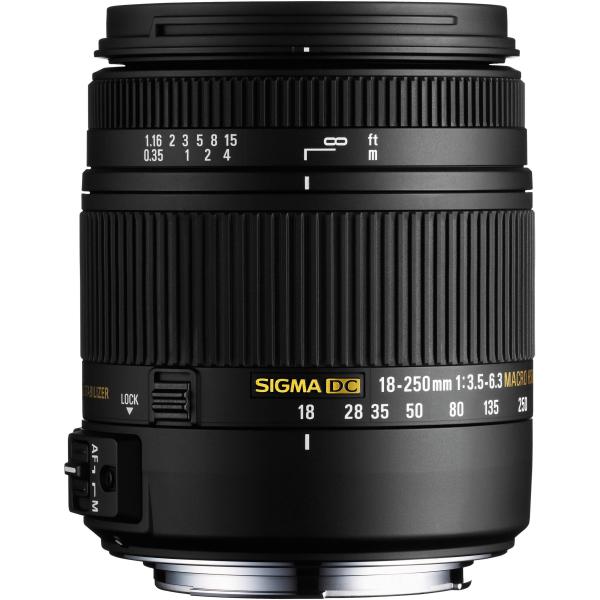 SIGMA 高倍率ズームレンズ 18-250mm F3.5-6.3 DC MACRO OS HSM ...