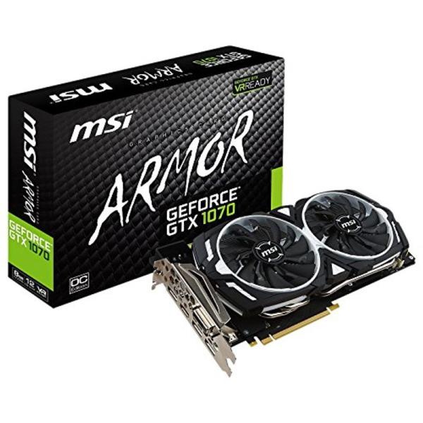 MSI GeForce GTX 1070 ARMOR 8G OC グラフィックスボード VD6083