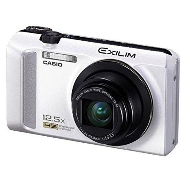 CASIO デジタルカメラ EXILIM EX-ZR200 ホワイト EX-ZR200WE