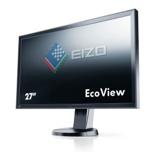 EIZO FlexScan 27インチカラー液晶モニター 2560x1440 DVI-D 24Pin DisplayPort ブラック Fl｜daikokuya-store5