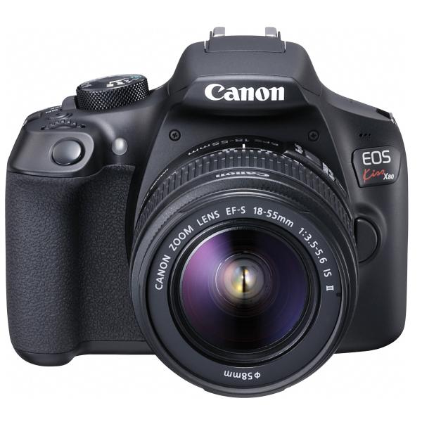 Canon デジタル一眼レフカメラ EOS Kiss X80 レンズキット EF-S18-55mm ...