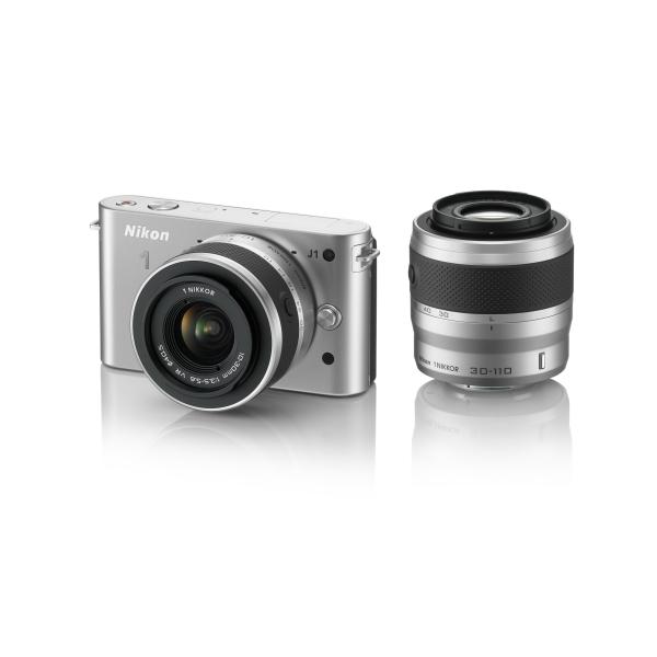 Nikon ミラーレス一眼カメラ Nikon 1 (ニコンワン) J1 (ジェイワン) ダブルズーム...