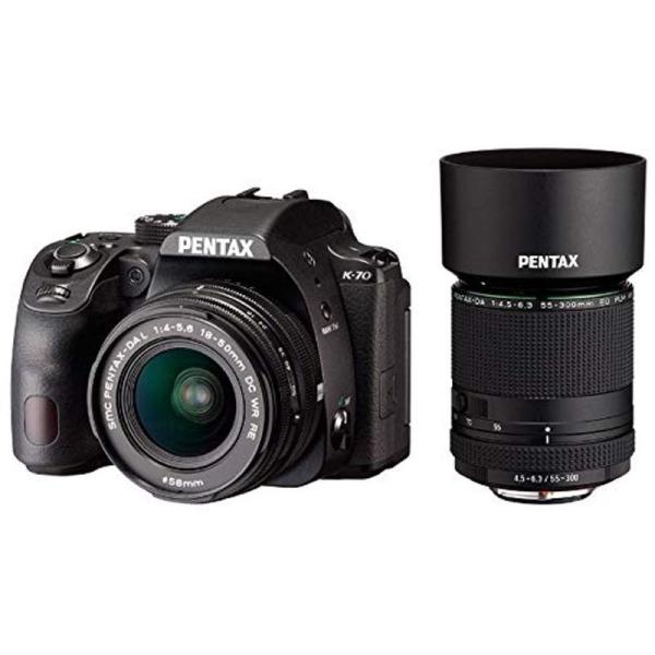 リコーイメージング PENTAX K-70(BK)300WZ RE KIT デジタル一眼レフカメラ ...