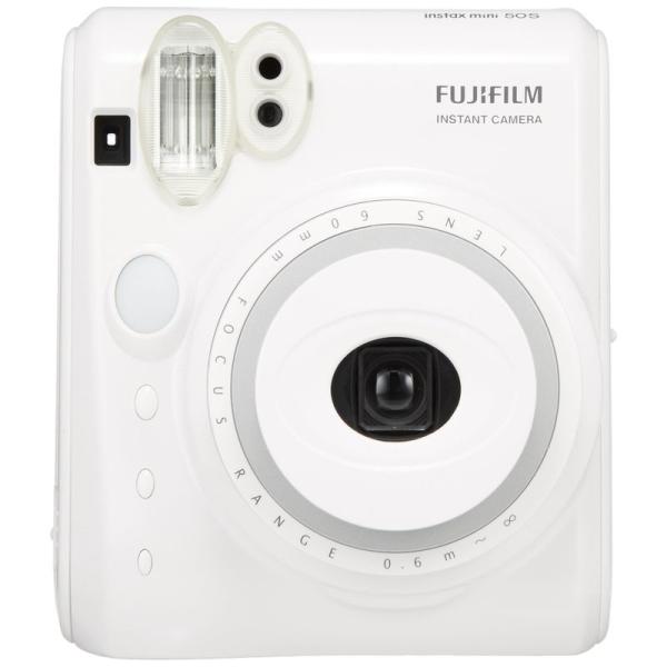 富士フイルム instax mini 50S チェキ（ピアノホワイト） INS MINI 50S-W...