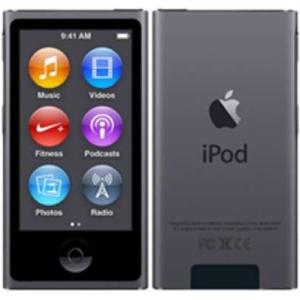 ミュージックプレーヤー iPod Nano 第7世代 16GB スペースグレイ プレーンホワイトボックス入り｜daikokuya-store5