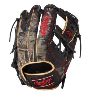 ローリングス(Rawlings) 軟式 HOH(R) MULTI MATERIAL SHELL内野手用 右投げ用 ブラック/スカーレット サ｜daikokuya-store5