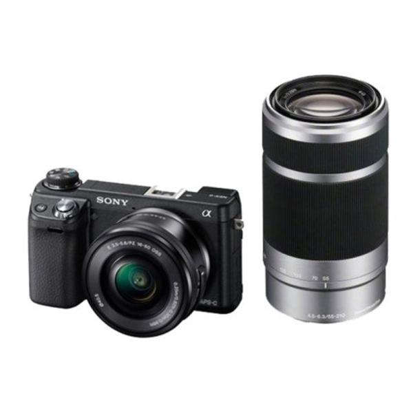 ソニー SONY ミラーレス一眼 α NEX-6 ダブルズームレンズキット E PZ 16-50mm...