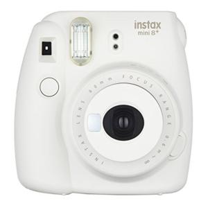 FUJIFILM インスタントカメラ チェキ instax mini8プラス 接写レンズ・純正ハンドストラップ付き バニラ INS MINI｜daikokuya-store9