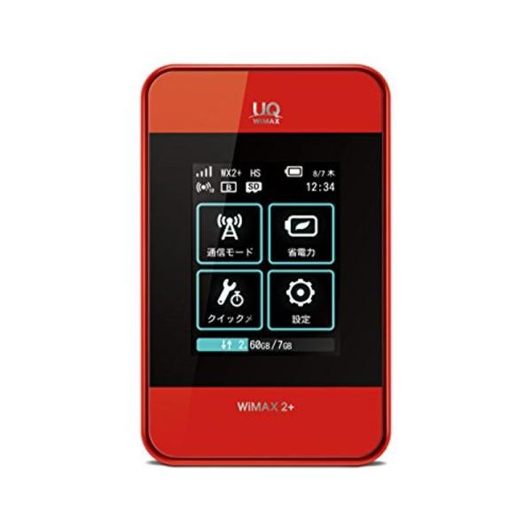 UQコミュニケーションズ Wi-Fi WALKER WiMAX 2+ HWD15 レッド