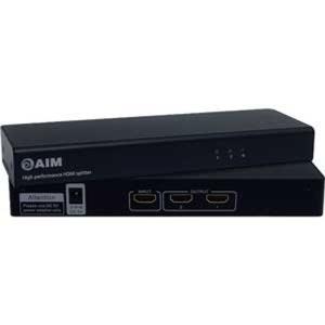 エイム電子 エイム 3D対応 HDMIスプリッター(1入力・2出力)AIM AVS-PR102｜daikokuya-store9