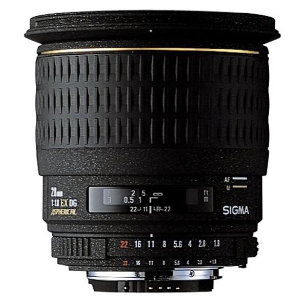 SIGMA 単焦点広角レンズ 28mm F1.8 EX DG ASPHERICAL MACRO ソニ...