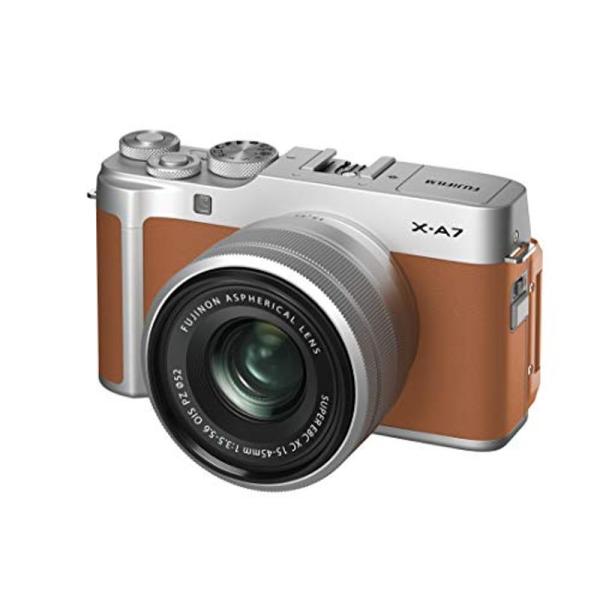 FUJIFILM ミラーレス一眼カメラ X-A7レンズキット キャメル X-A7LK-CA