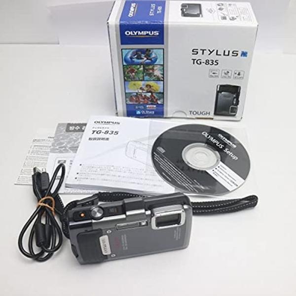 OLYMPUS デジタルカメラ STYLUS TG-835 Tough シルバー 防水性能10m G...