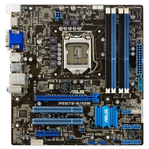 ASUSTek Intel Socket 1155 DDR3メモリ対応 M-ATXマザーボード P8...
