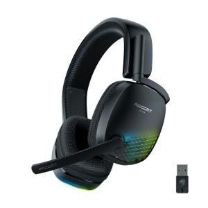 ROCCAT ゲーミングヘッドセット Syn Pro Air ワイヤレス 2.4GHz ブラック/黒 PC/PS5/PS4/Switch(T｜daikokuya-store9