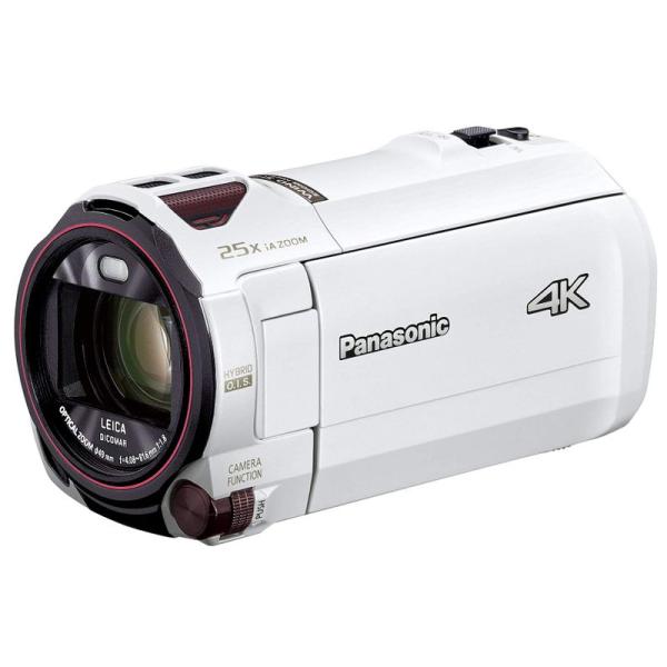 パナソニック 4K ビデオカメラ VX992M 64GB 光学20倍ズーム ピュアホワイト HC-V...